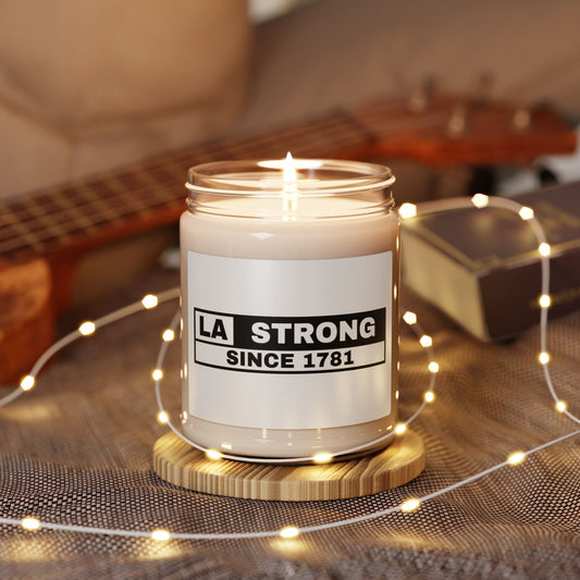 LA Strong Scented Soy Candle - 9oz Artisan Home Fragrance