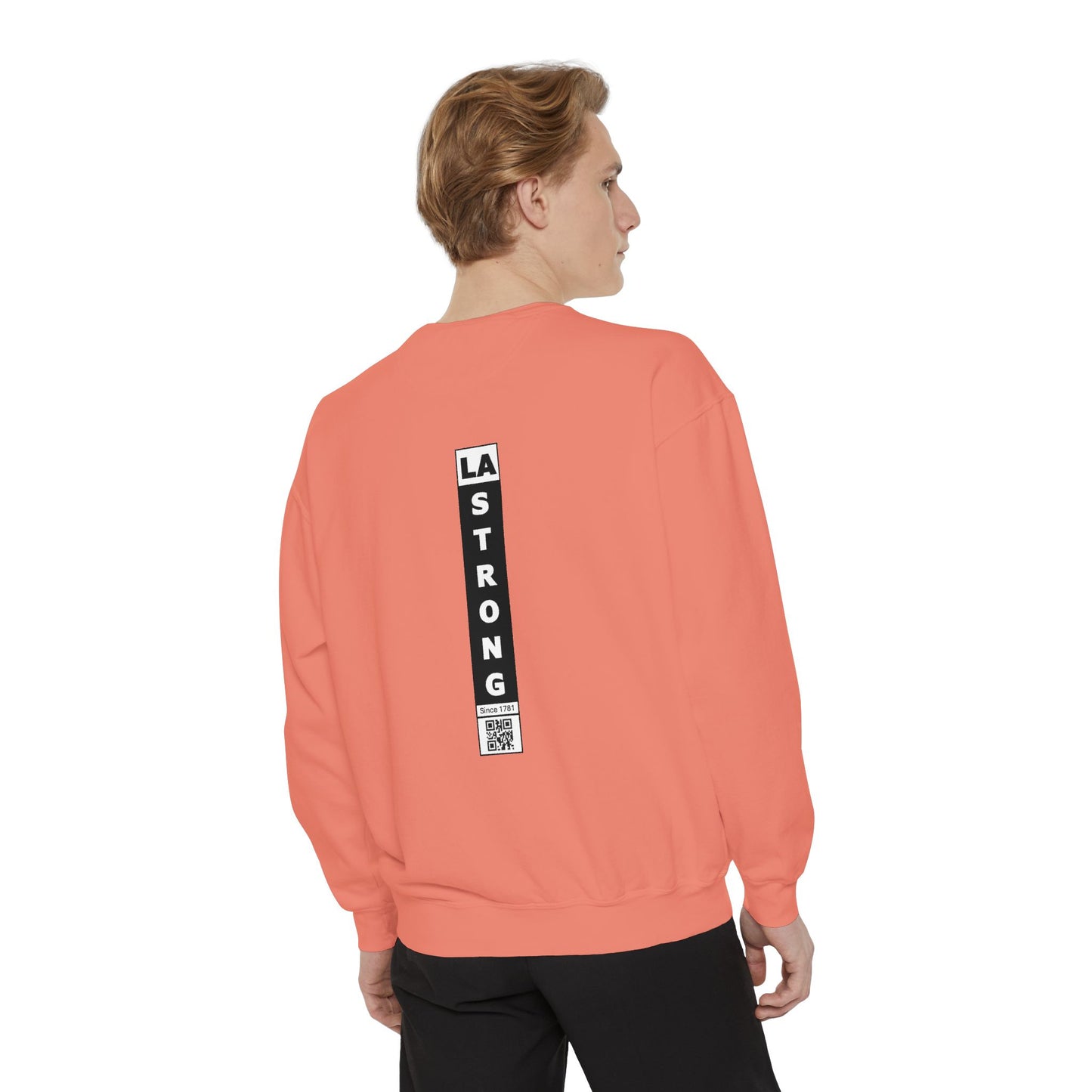 LA Strong Sweatshirt - Garment-Dyed Unisex Style