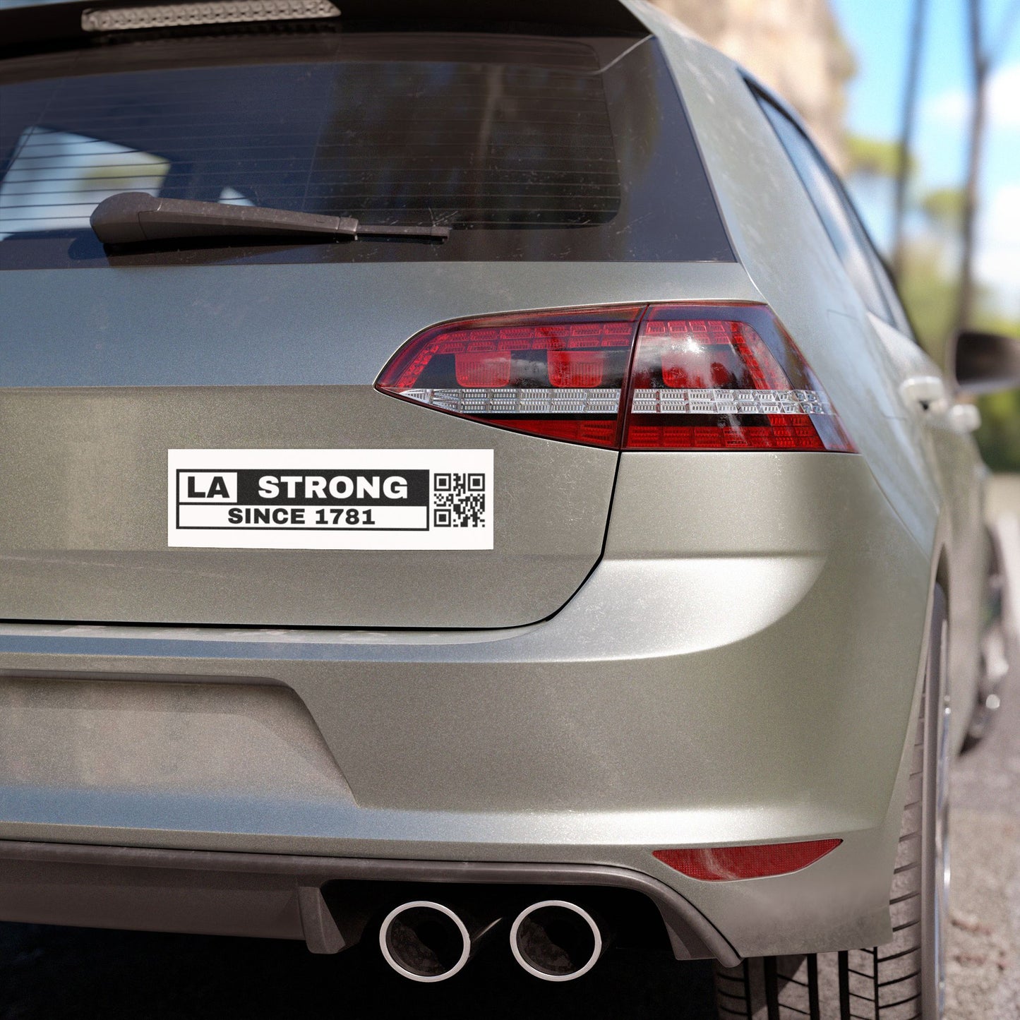 Los Angeles Strong Car Magnet - Bold and Inspirational Automotive Décor