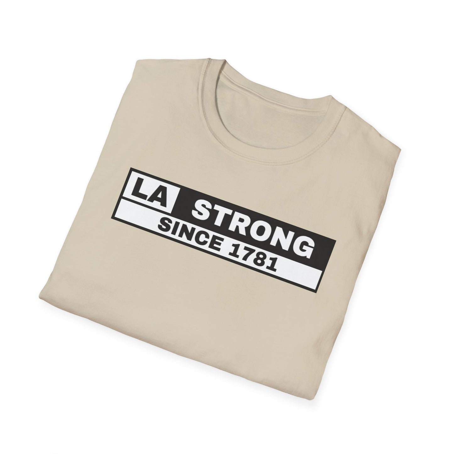 LA Strong Unisex T-Shirt - Casual Softstyle Tee for Everyday Comfort