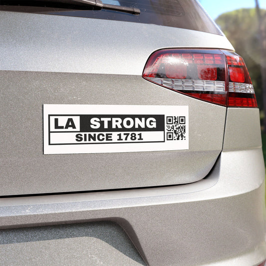 Los Angeles Strong Car Magnet - Bold and Inspirational Automotive Décor