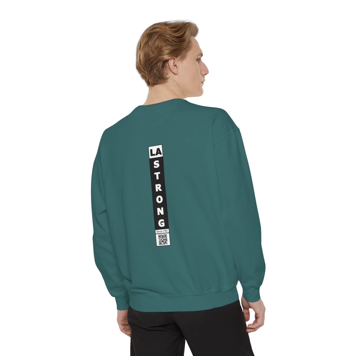 LA Strong Sweatshirt - Garment-Dyed Unisex Style